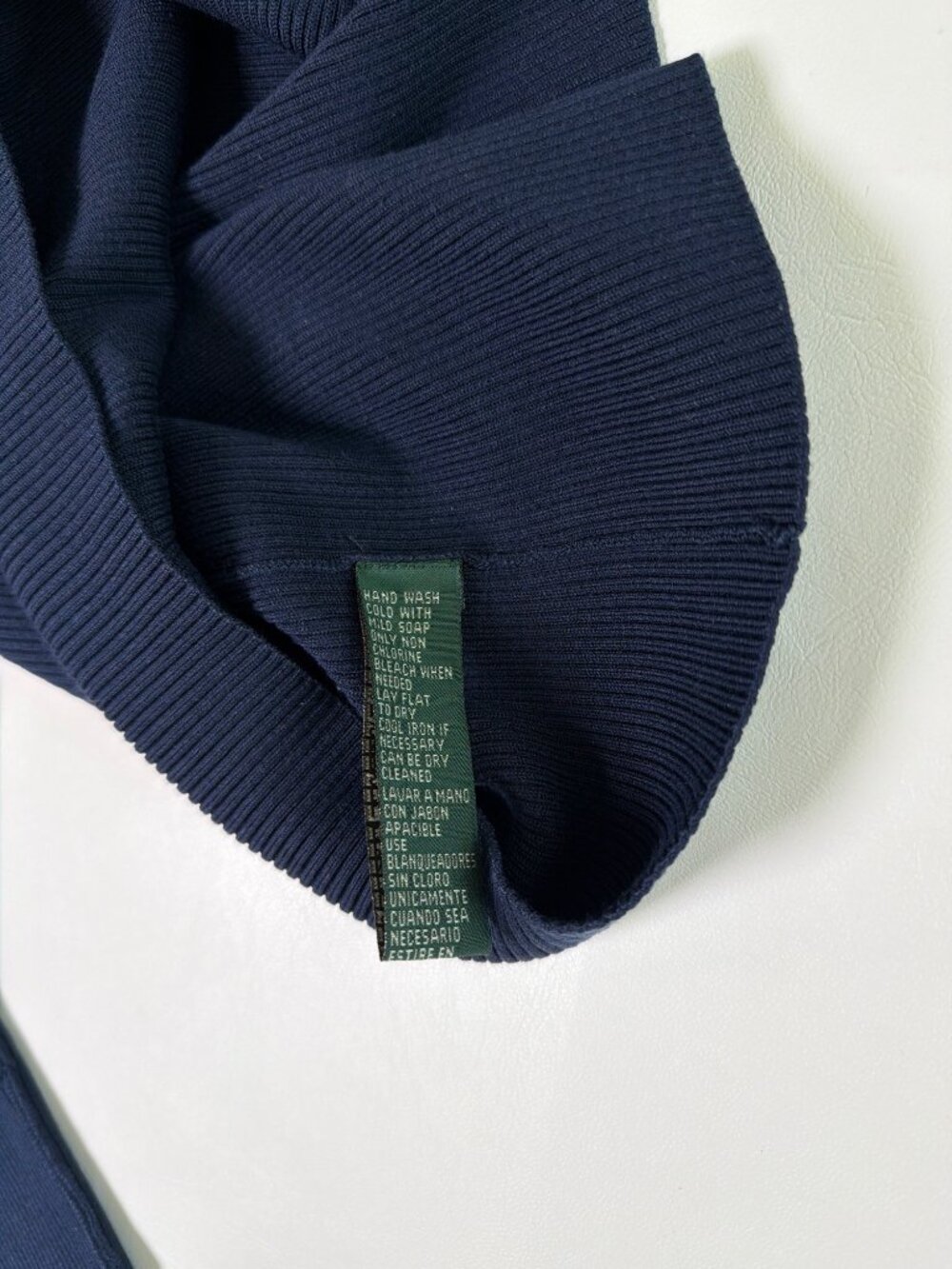 Lauren Ralph Lauren rib-knit turtleneck elbow sleeve, XL - Picture 4 of 5